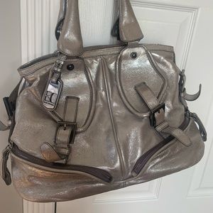 BOSS orange Brand Silver large Tote 👜 bag purse. Travel bag